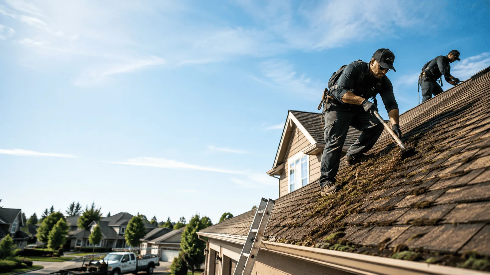 Roof Moss Removal in Pollock, LA near me